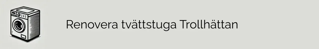 Renovera tvättstuga Trollhättan